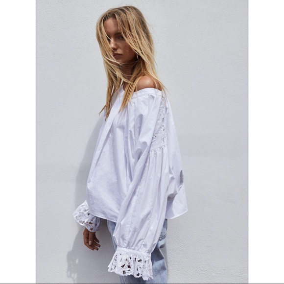 NWOT Free People Wishing Well Blouse - Picture 5 of 8